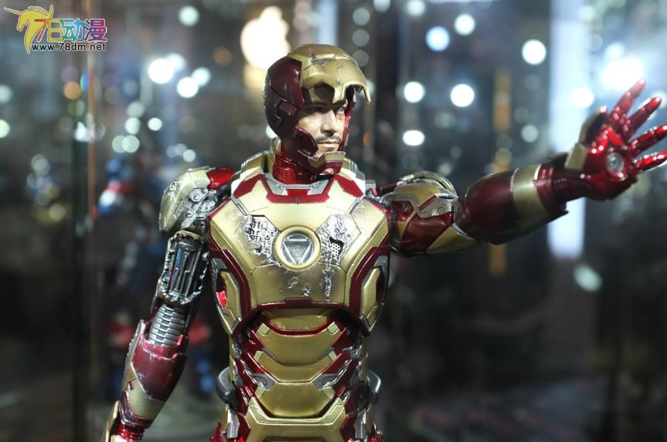 转hottoys新品16压铸系列第2弹lt钢铁侠3gt钢铁侠mk42战损版