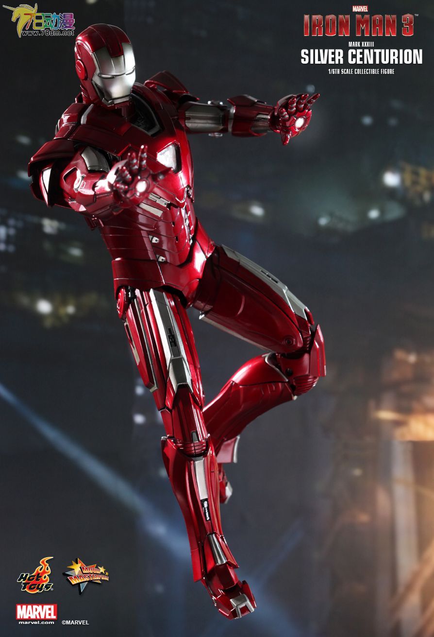 hottoys钢铁侠silvercenturion