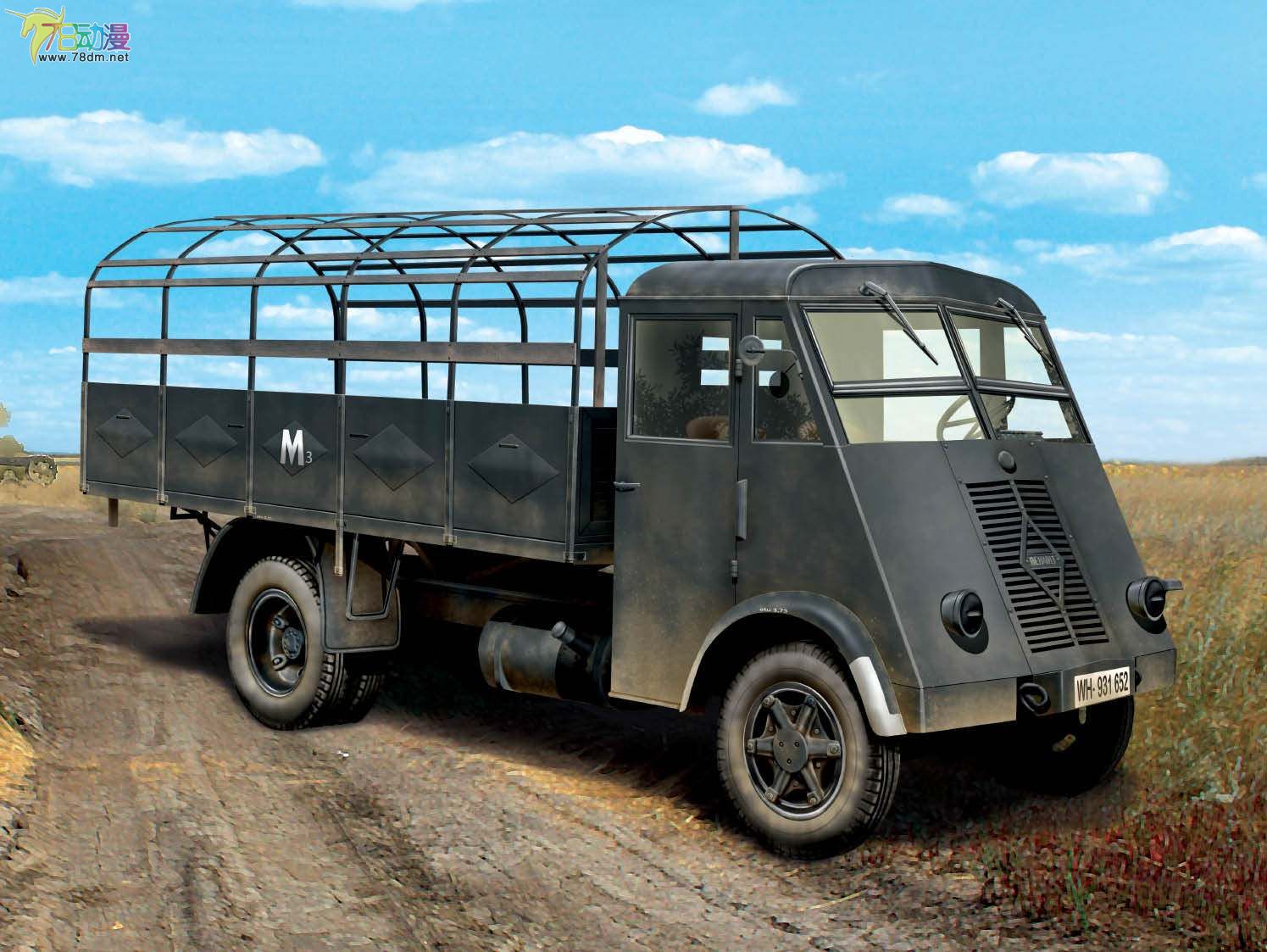 icm135lastkraftwagen二战35吨德军军用卡车