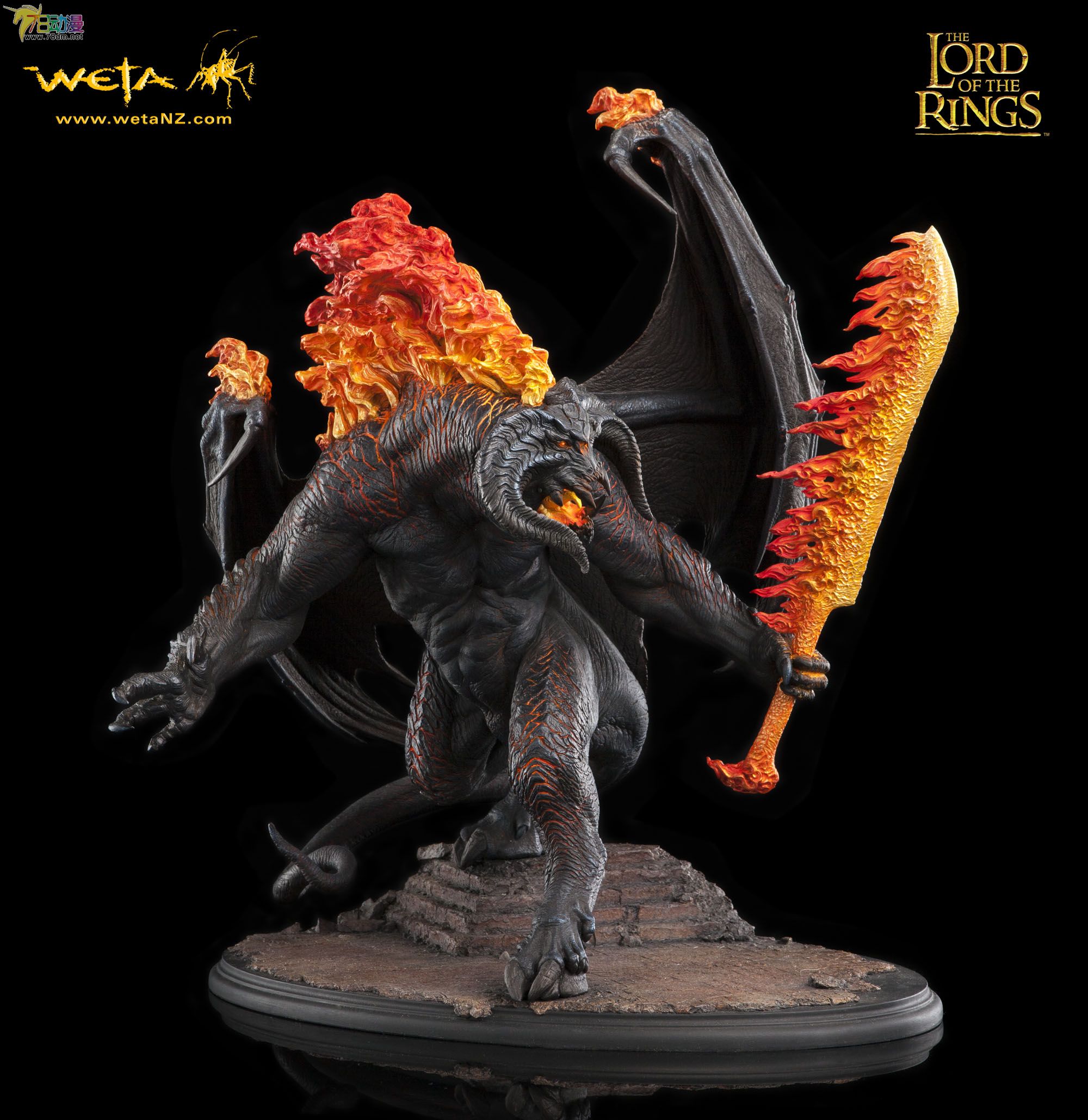 转wetaworkshop12月推出电影指环王205寸炎魔限定雕像