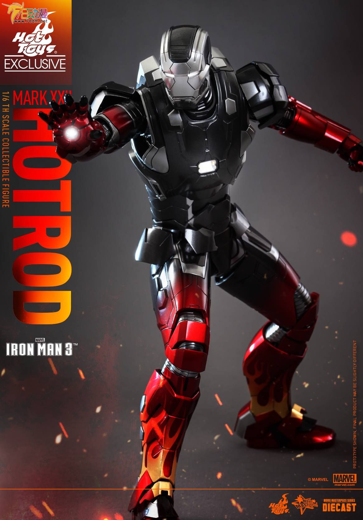 hottoys: toy soul 2014展会限定 1/6 <钢铁侠3>-钢铁侠mk22 热