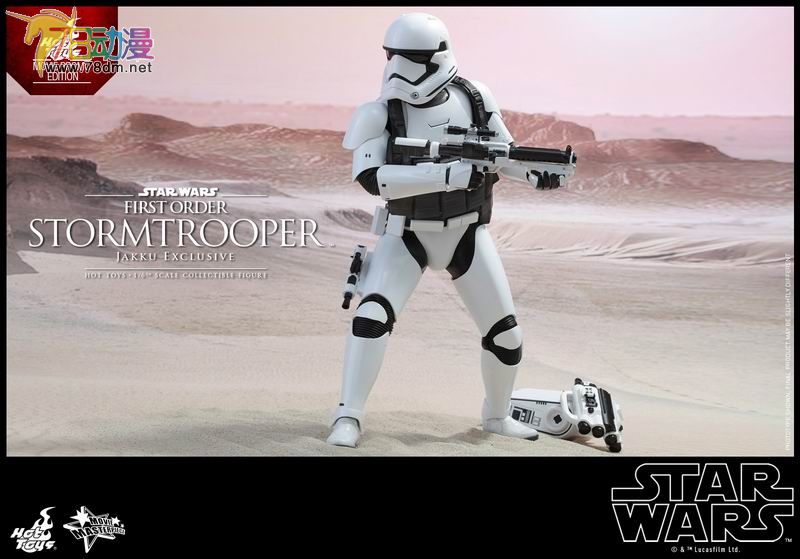 hottoys会场限定16lt星战7gt帝国第一秩序暴风兵jakku限定版