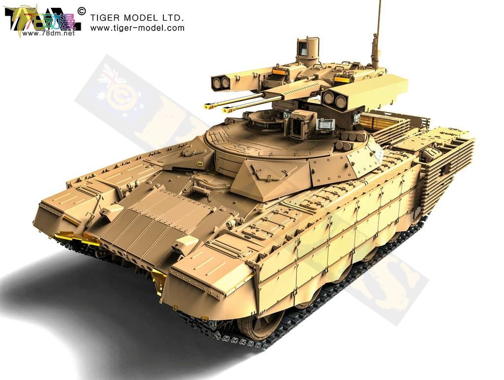 虎模型135俄罗斯bmpt72火力支援战车更新官图