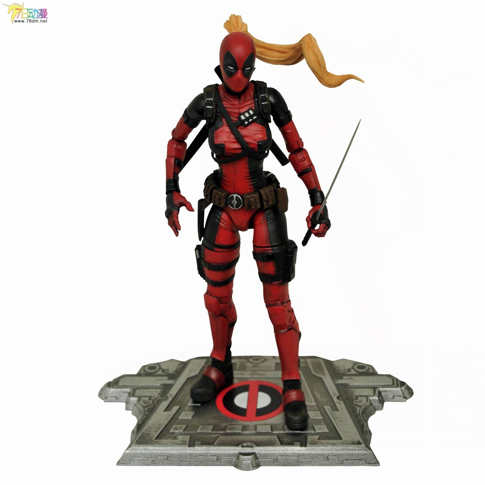 转dst 新品 ms系列 marvel 女死侍 6.5寸高 可动人偶_漫城网www.