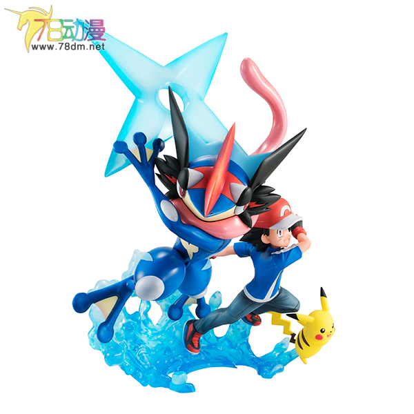 megahouse17年11月gem系列小智amp皮卡丘amp小智的甲贺忍蛙
